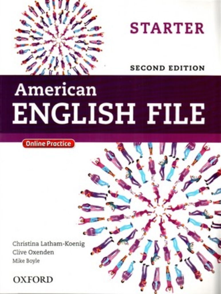 تصویر  American English File - Starter - sb + wb + CD + DVD (رحلی-شمیز)